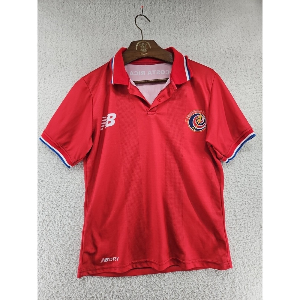 New Balance Costa Rica Soccer National Team Red Jersey Men's Size Small